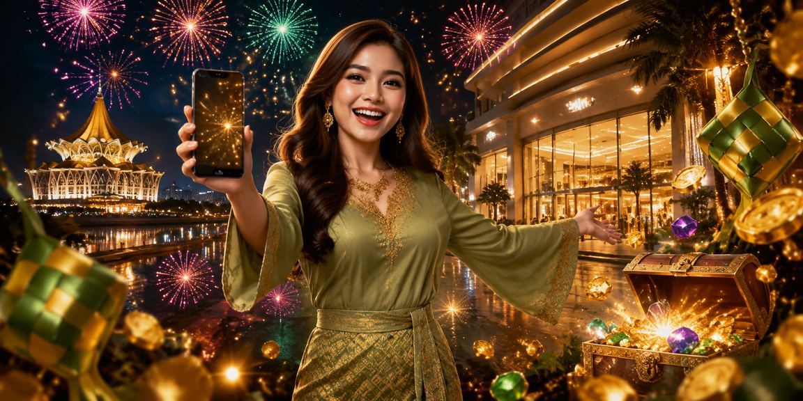 Pengguna di Seremban mengakses kasino dalam talian semasa perayaan Hari Raya